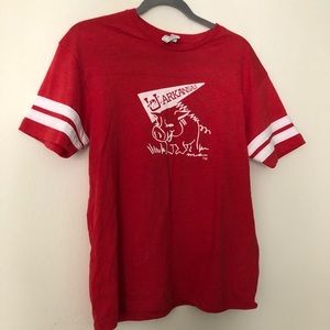 Brand new w/o tags Arkansas Razorbacks shirt UA